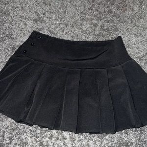 Pleated Mini Skirt